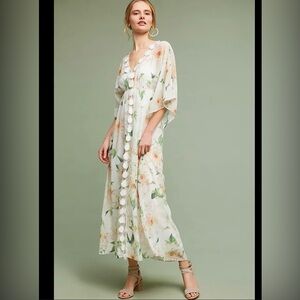 FARM Rio Dahlia cottage core flora maxi dress